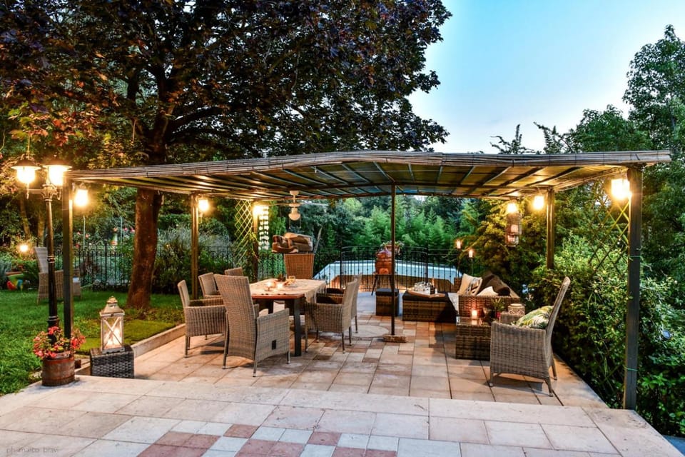 Patio, Balcony/Terrace, Dining area, Garden view