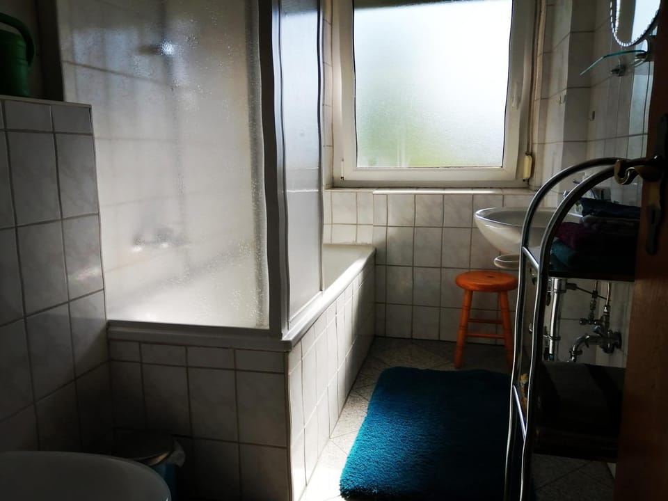 Bathroom, Living room