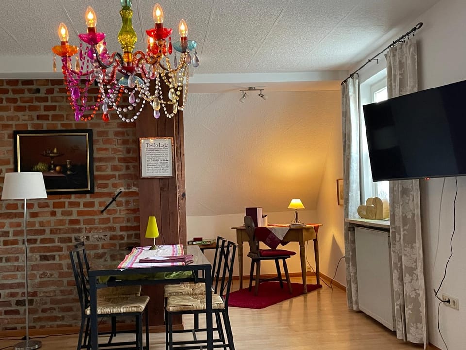 Living room, Seating area, Dining area