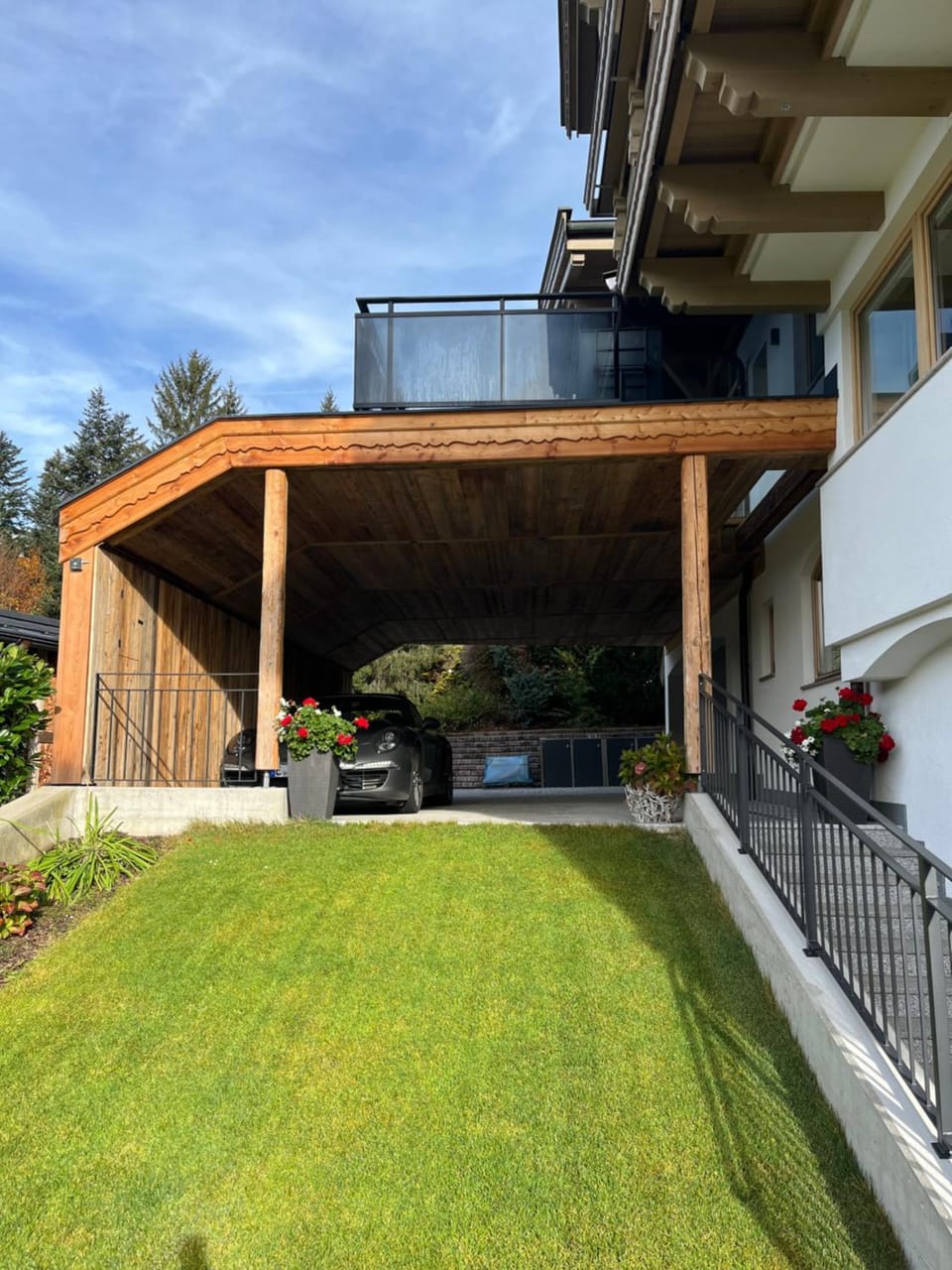 Day, Garden, Parking