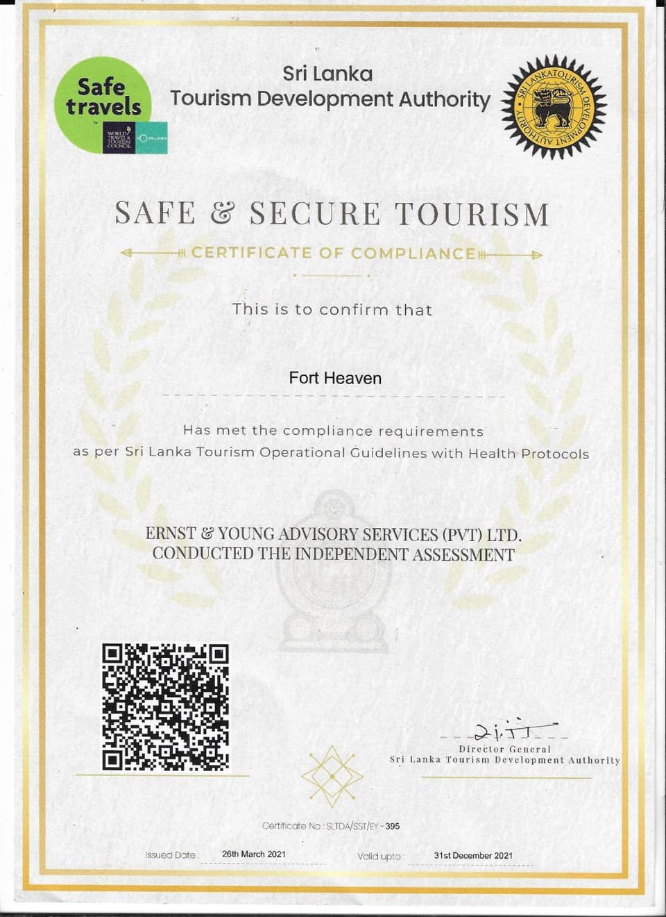 Certificate/Award