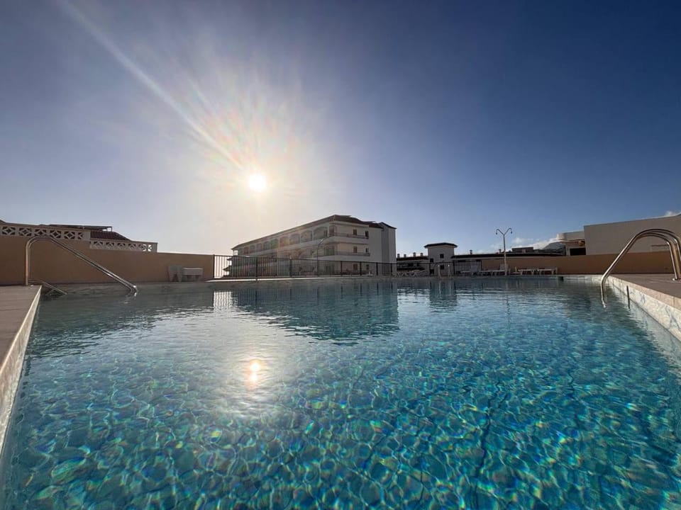 Swimming pool, Sunset