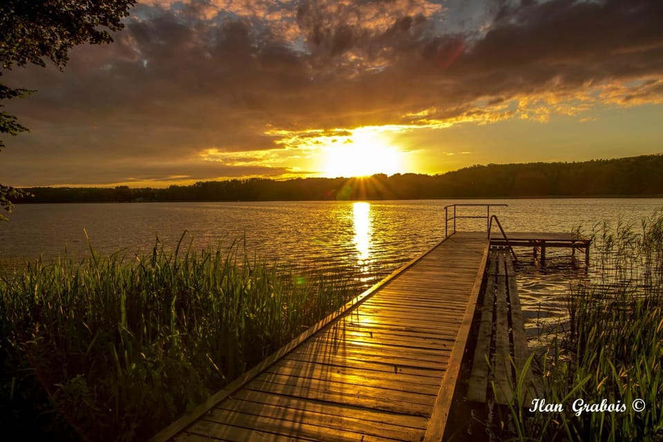 Lake view, Sunset