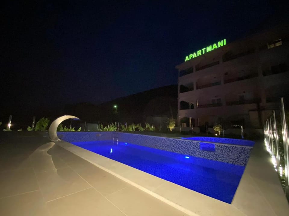 Property building, Pool view, Swimming pool