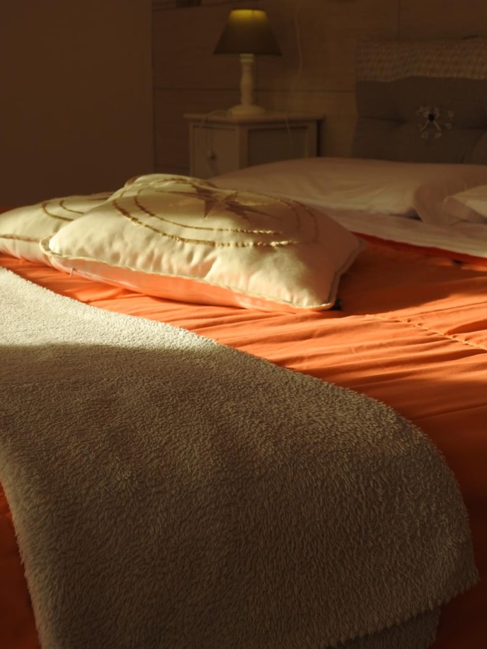 Bed, Decorative detail, Bedroom