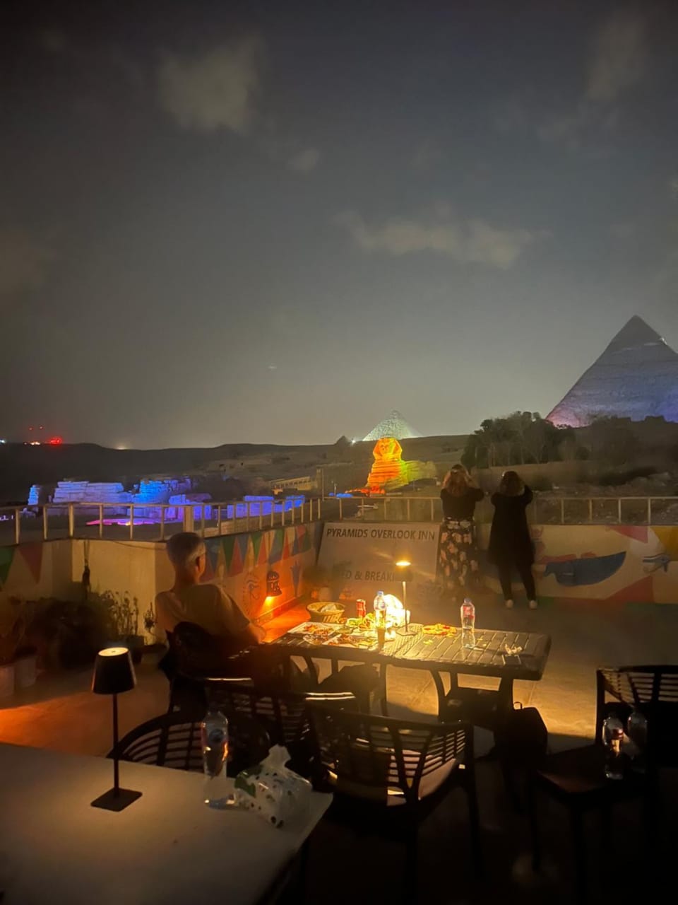 Restaurant/places to eat, Night, Natural landscape, Mountain view