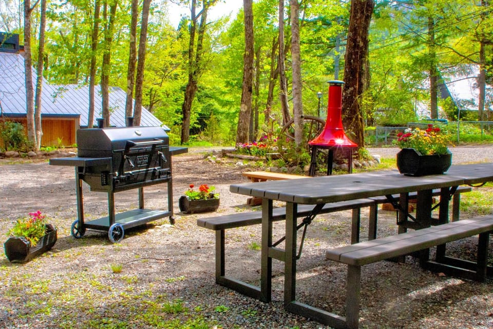 Patio, BBQ facilities, Seating area