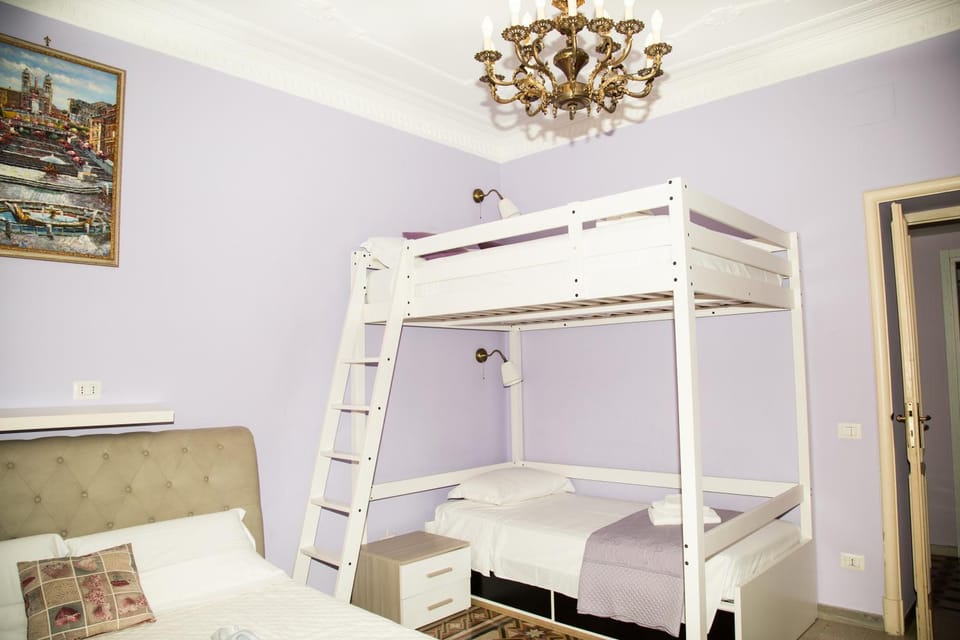 Photo of the whole room, bunk bed