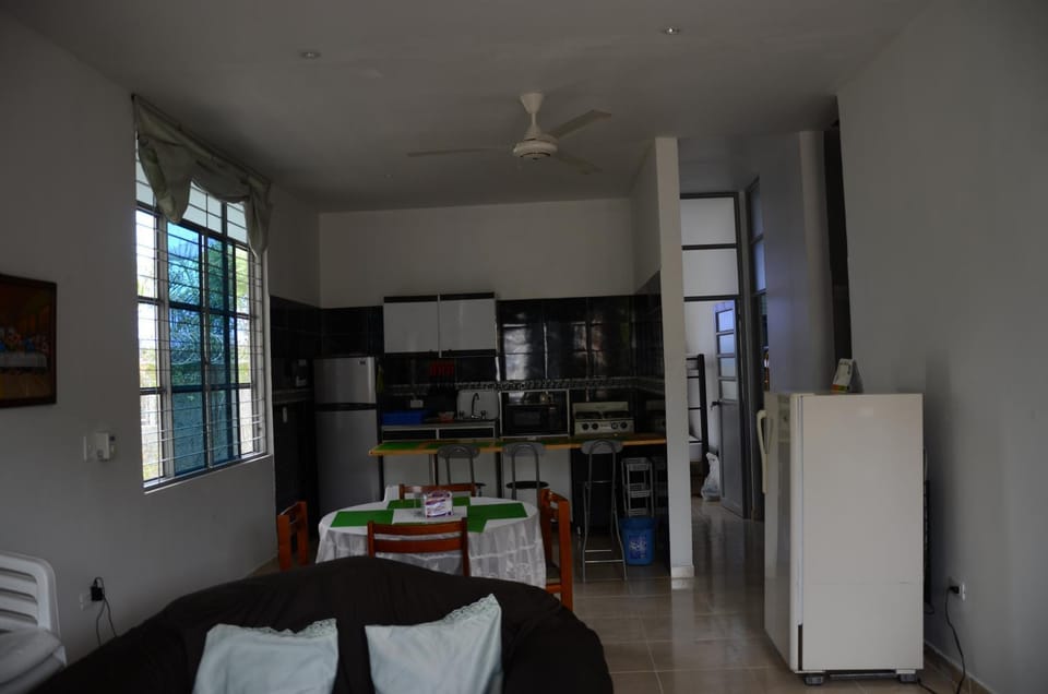 Kitchen or kitchenette, Living room, Dining area
