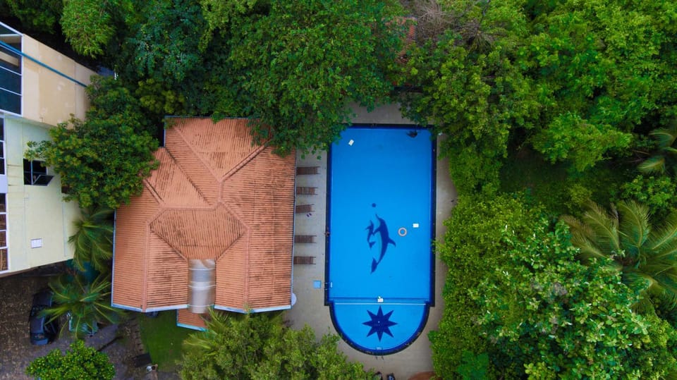 Property building, Bird's eye view, Swimming pool