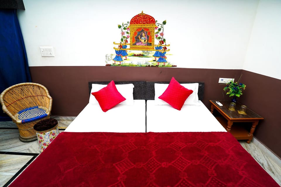 Bed, Bedroom, air conditioner