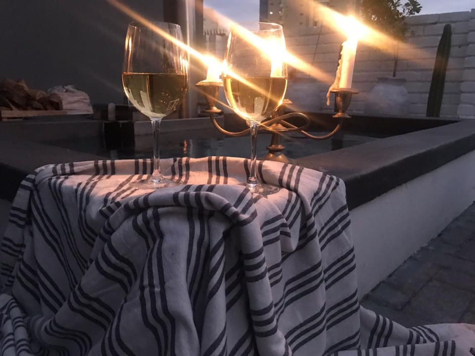 Patio, Night, Hot Tub