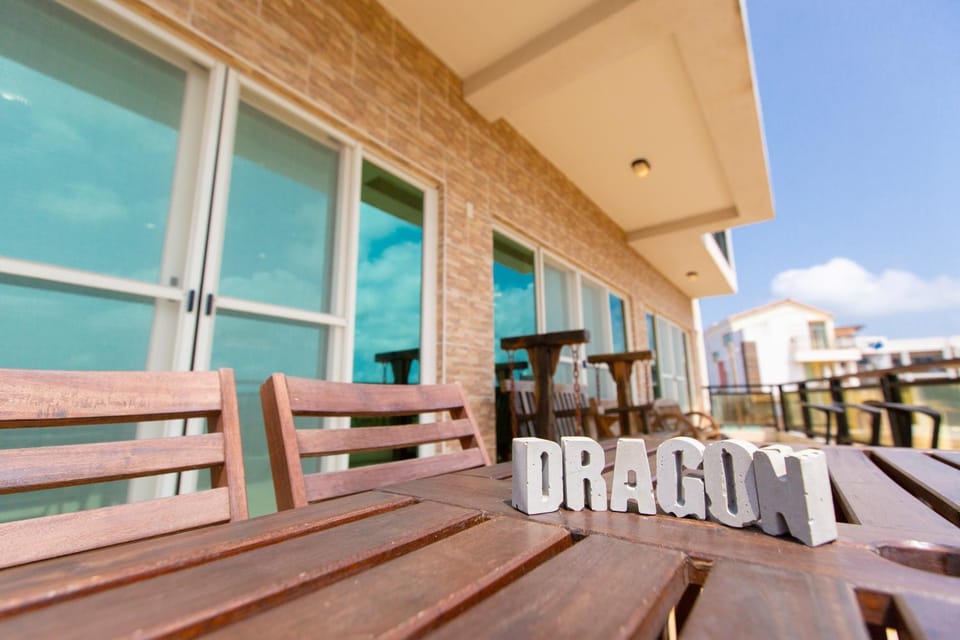 Patio, Spring, Off site, Day, Property logo or sign, Balcony/Terrace, Text overlay, Sea view