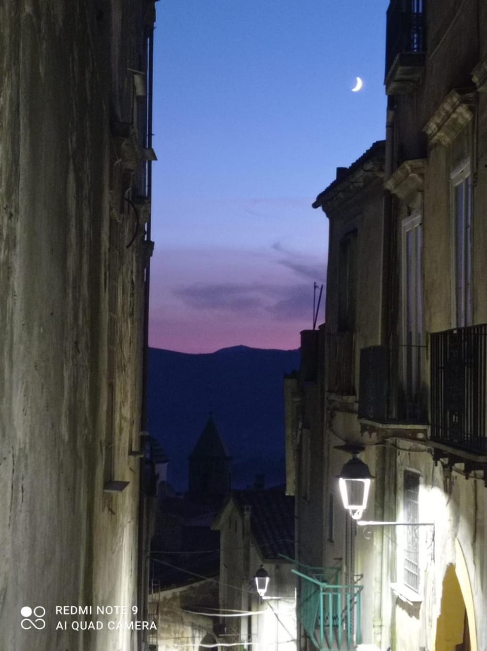 Property building, Night, Natural landscape, View (from property/room)