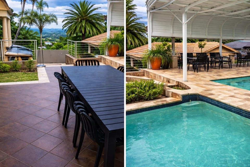 Pool view, sunbed