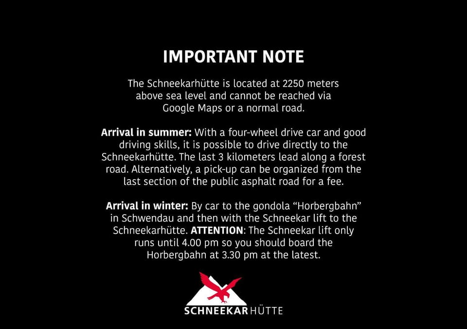 Schneekarhütte Hotel in Tyrol