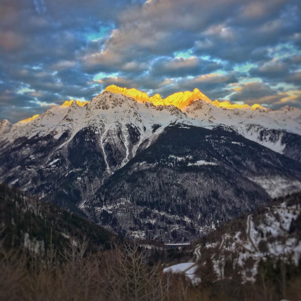 Natural landscape, Mountain view