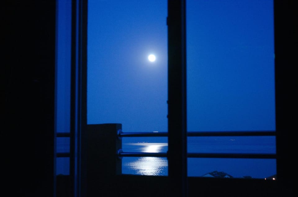 Night, Sea view