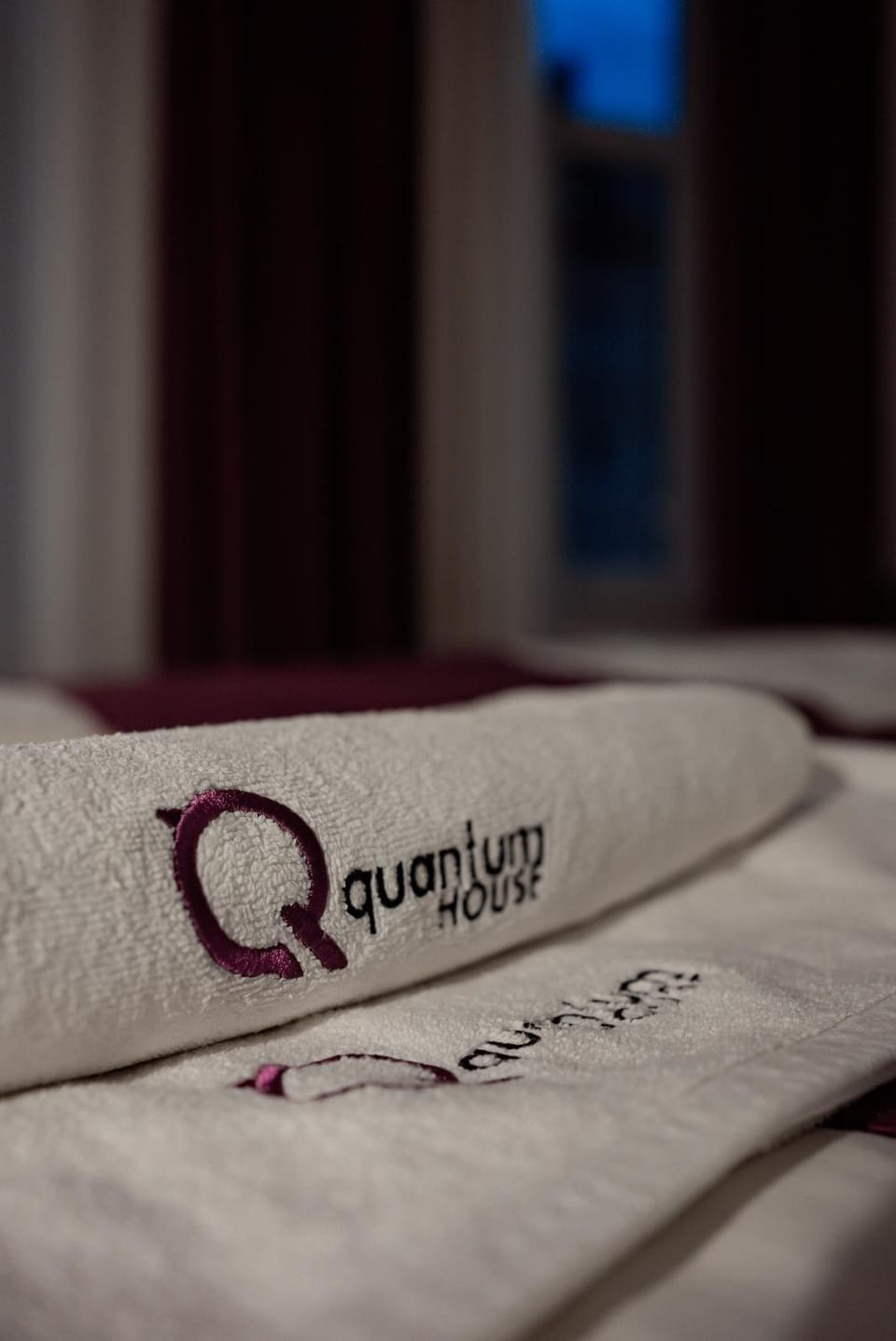 Property logo or sign, towels