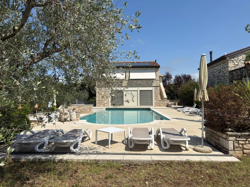 Garden, Garden view, Pool view, Swimming pool, sunbed