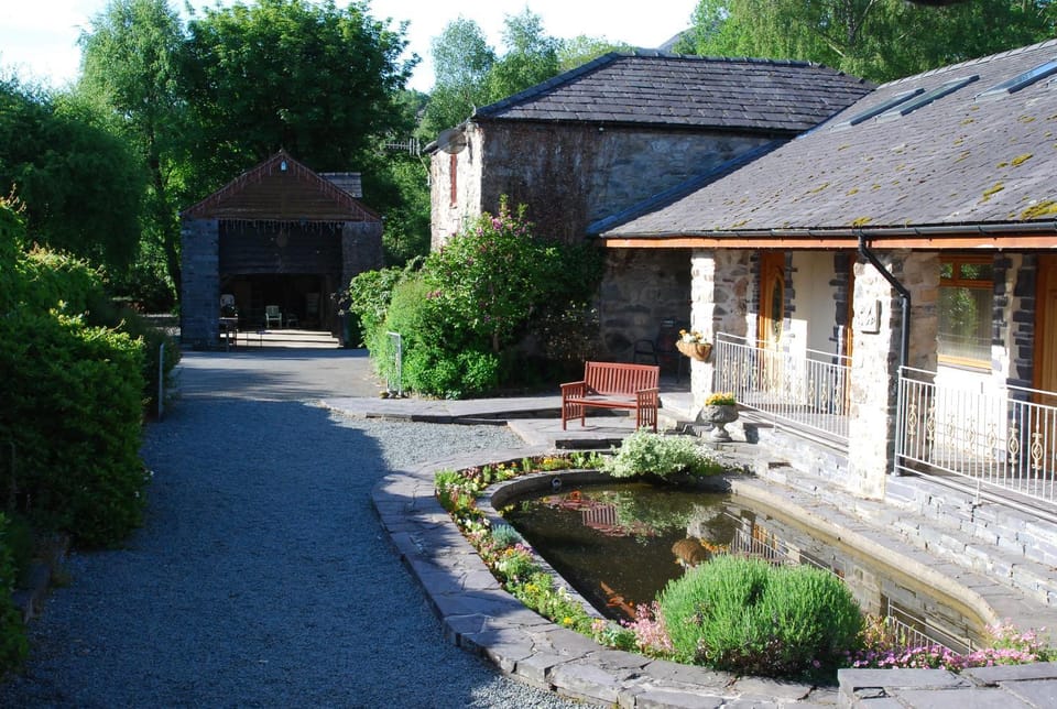 Patio, Facade/entrance, Spring, Garden, Sunrise