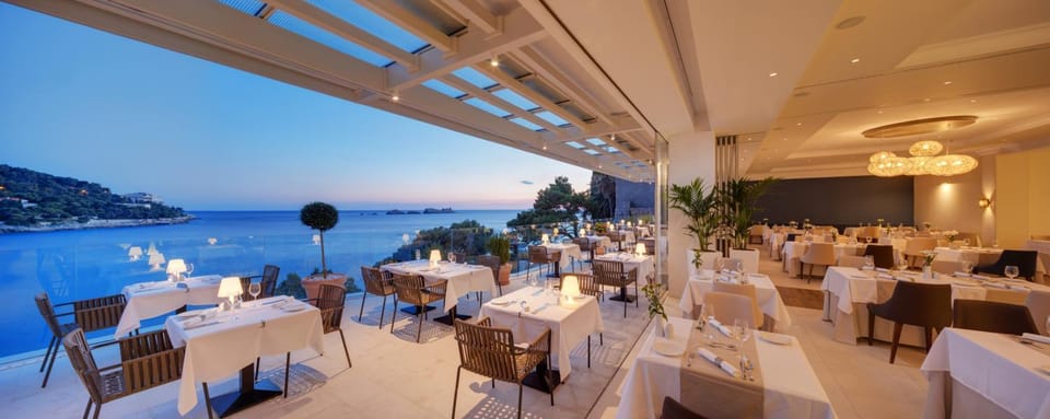 Balcony/Terrace, Sea view, Dinner, Alcoholic drinks, Non alcoholic drinks