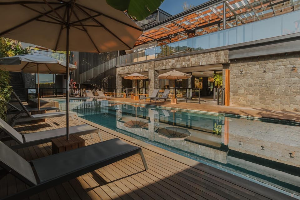 Pool view, Swimming pool, Swimming pool, sunbed