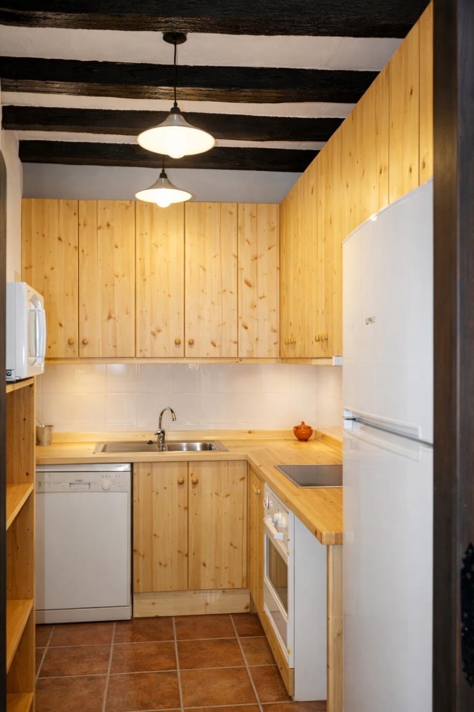 dishwasher, microwave, oven, kitchen