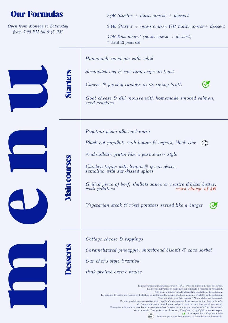 Restaurant/places to eat