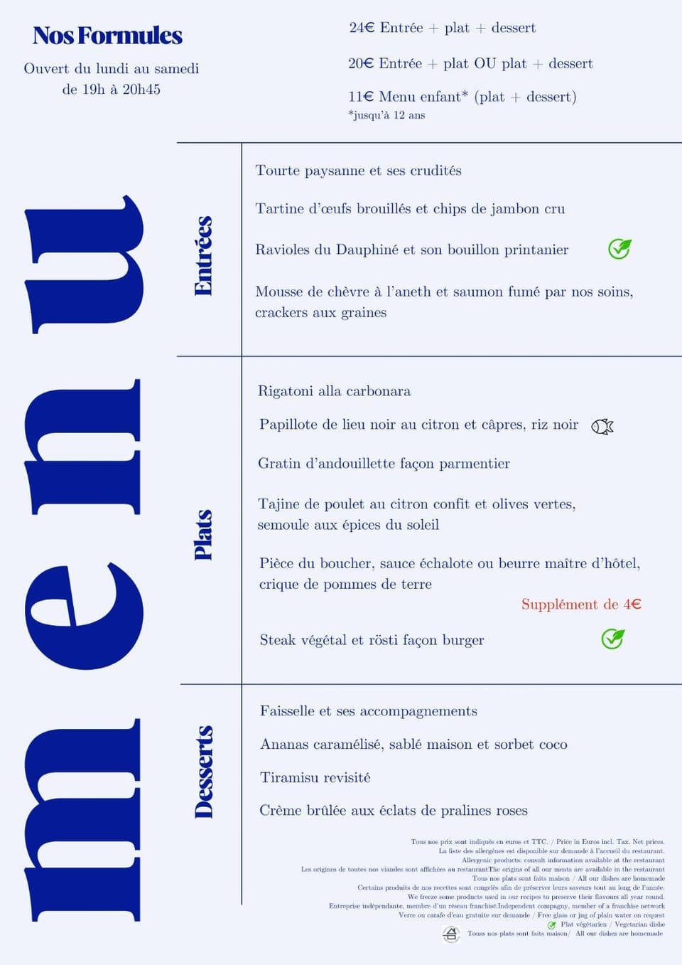 Restaurant/places to eat