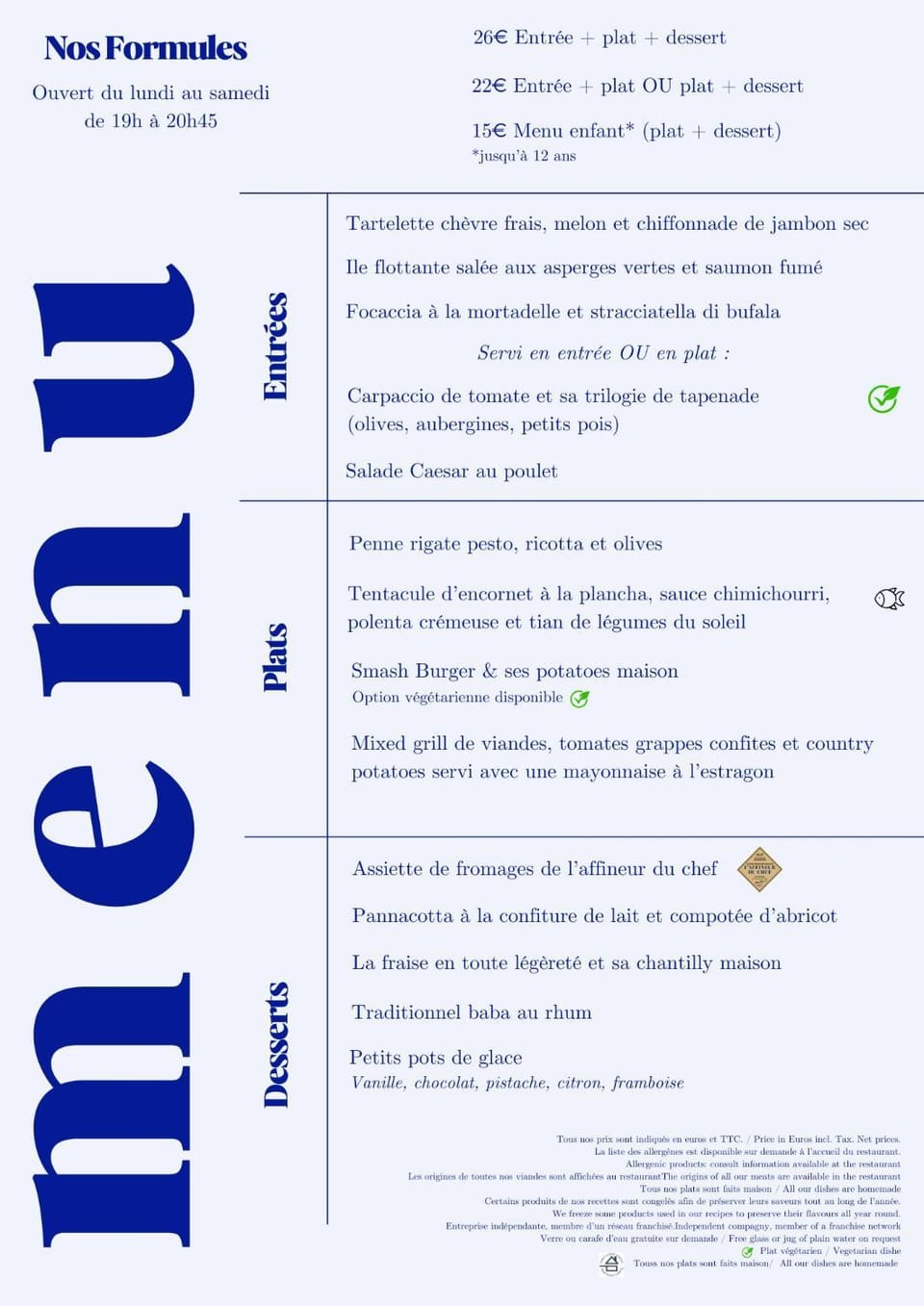 Restaurant/places to eat