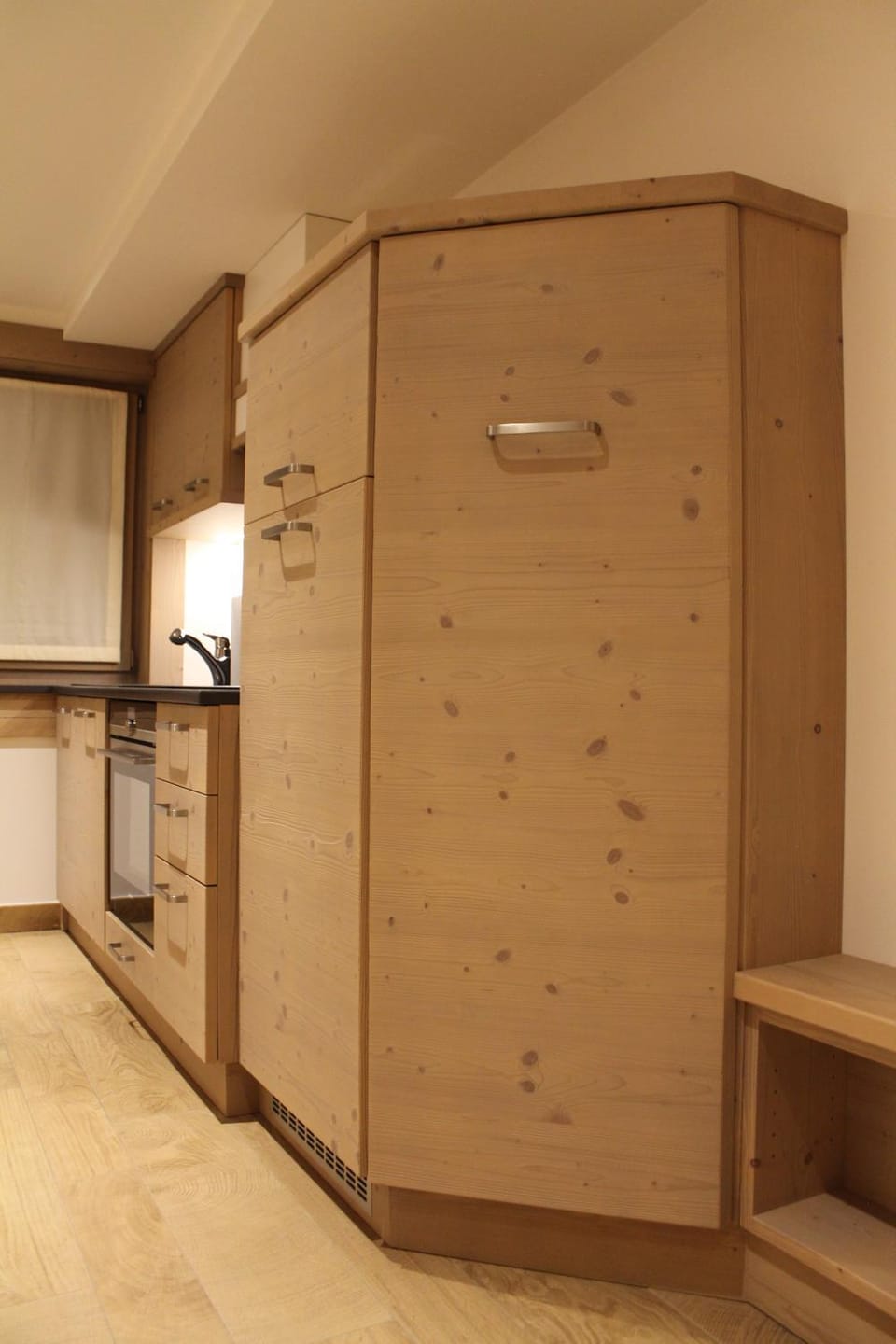 Kitchen or kitchenette, wardrobe