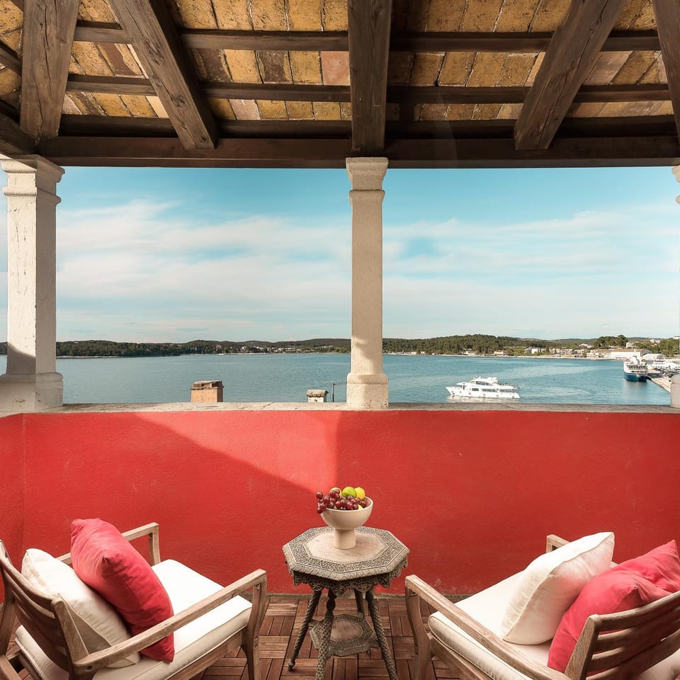 Day, Natural landscape, View (from property/room), Balcony/Terrace, Seating area, Sea view