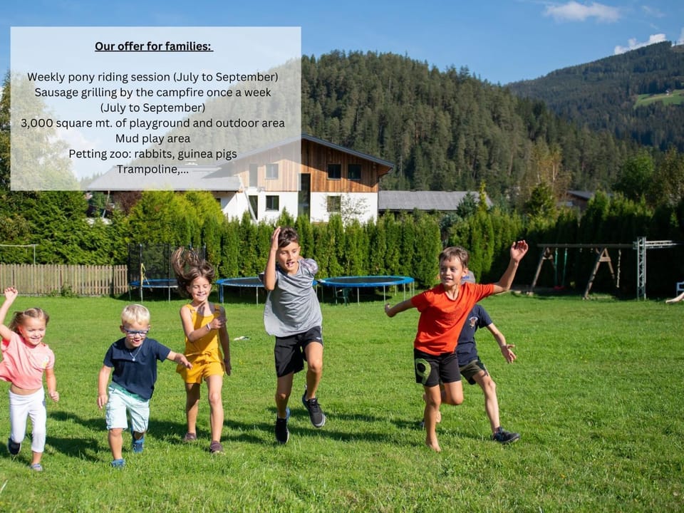 Mountain view, children
