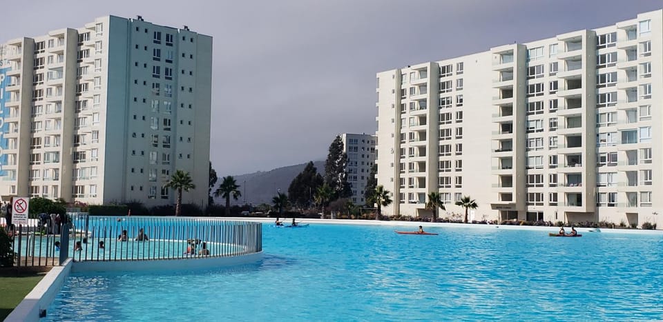 Property building, People, Swimming pool