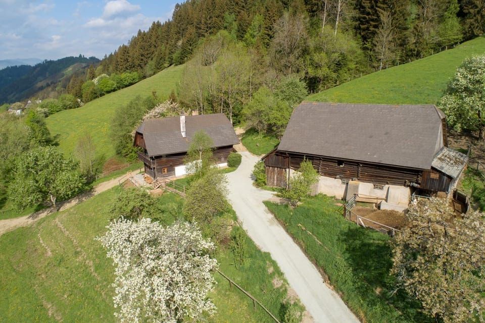 Spring, Bird's eye view, Garden view, Mountain view