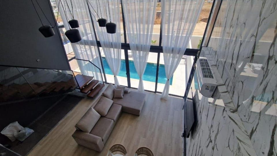 Seating area, Pool view, Swimming pool