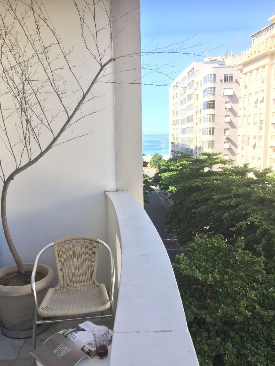 Copacabana: lounge lindo, confortável e com vista do mar Apartment in Rio de Janeiro