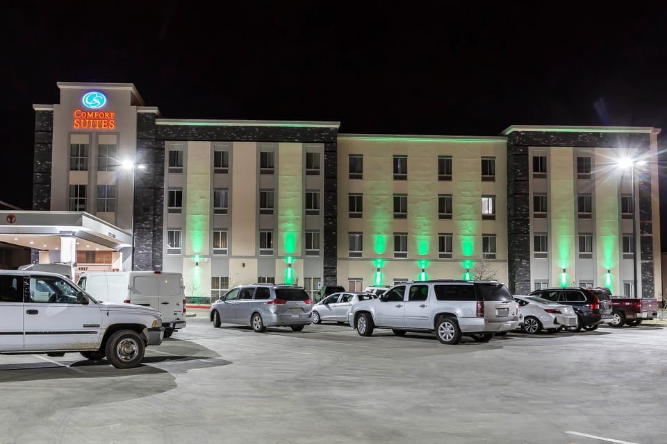 Property building, Night, Location, Parking
