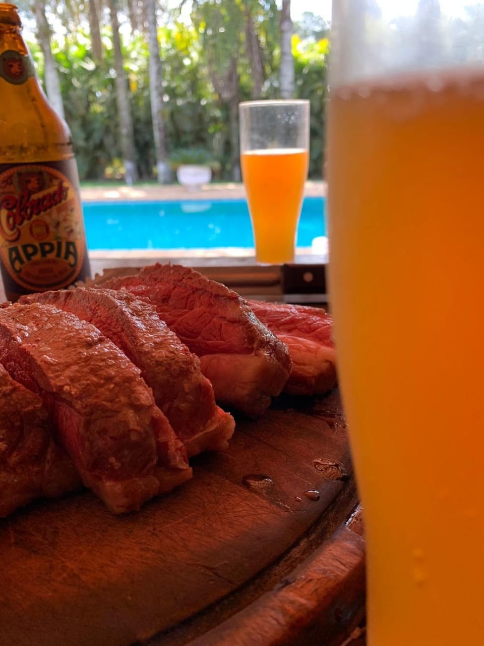 BBQ facilities, Food and drinks, Pool view
