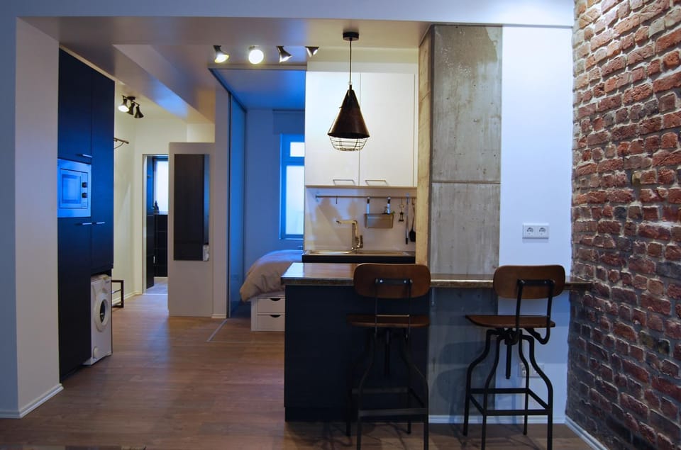Shower, Toilet, Bathroom, TV and multimedia, Coffee/tea facilities, Kitchen or kitchenette, Living room, Seating area, Dining area, Bedroom