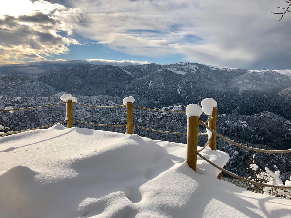 Winter, Mountain view