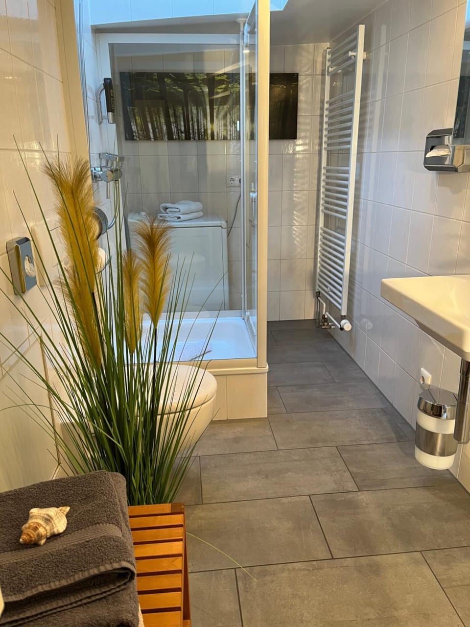 Shower, Toilet, Bathroom, towels