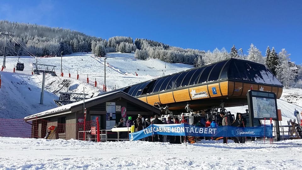 Winter, Skiing