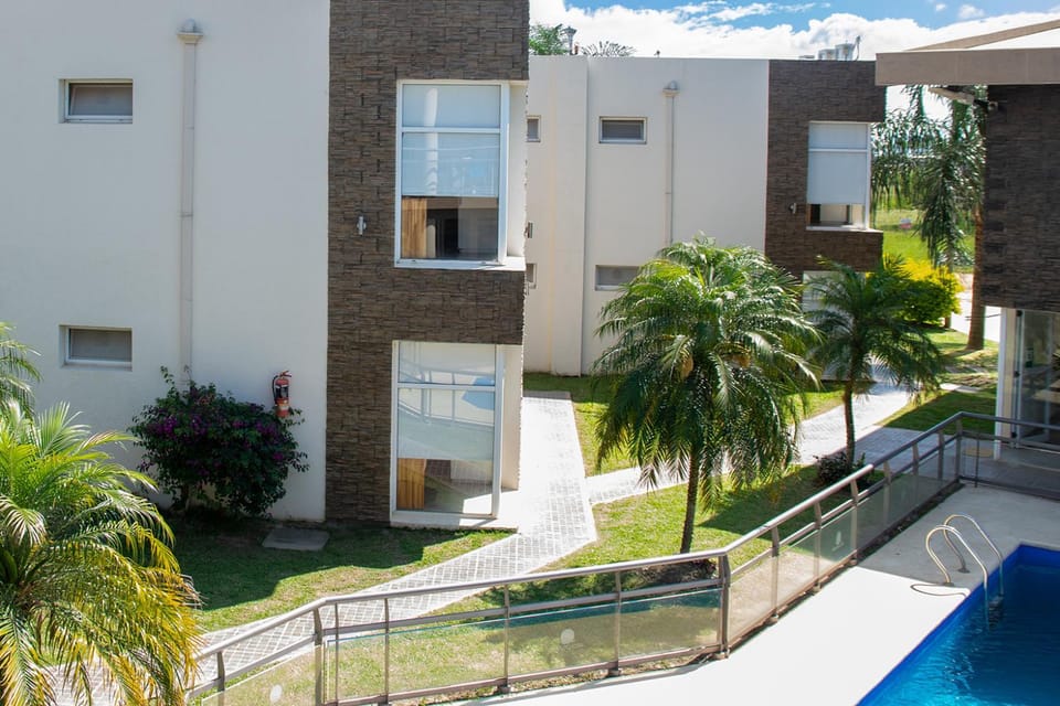 Property building, Day, Garden, Garden view, Pool view, Swimming pool