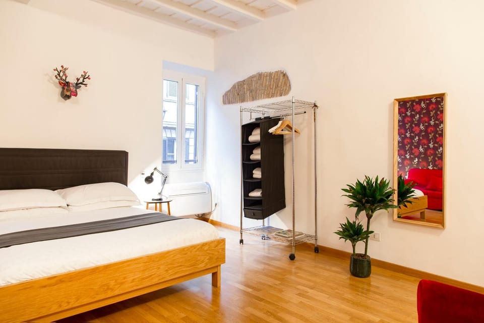 Bed, Photo of the whole room, Bedroom, wardrobe