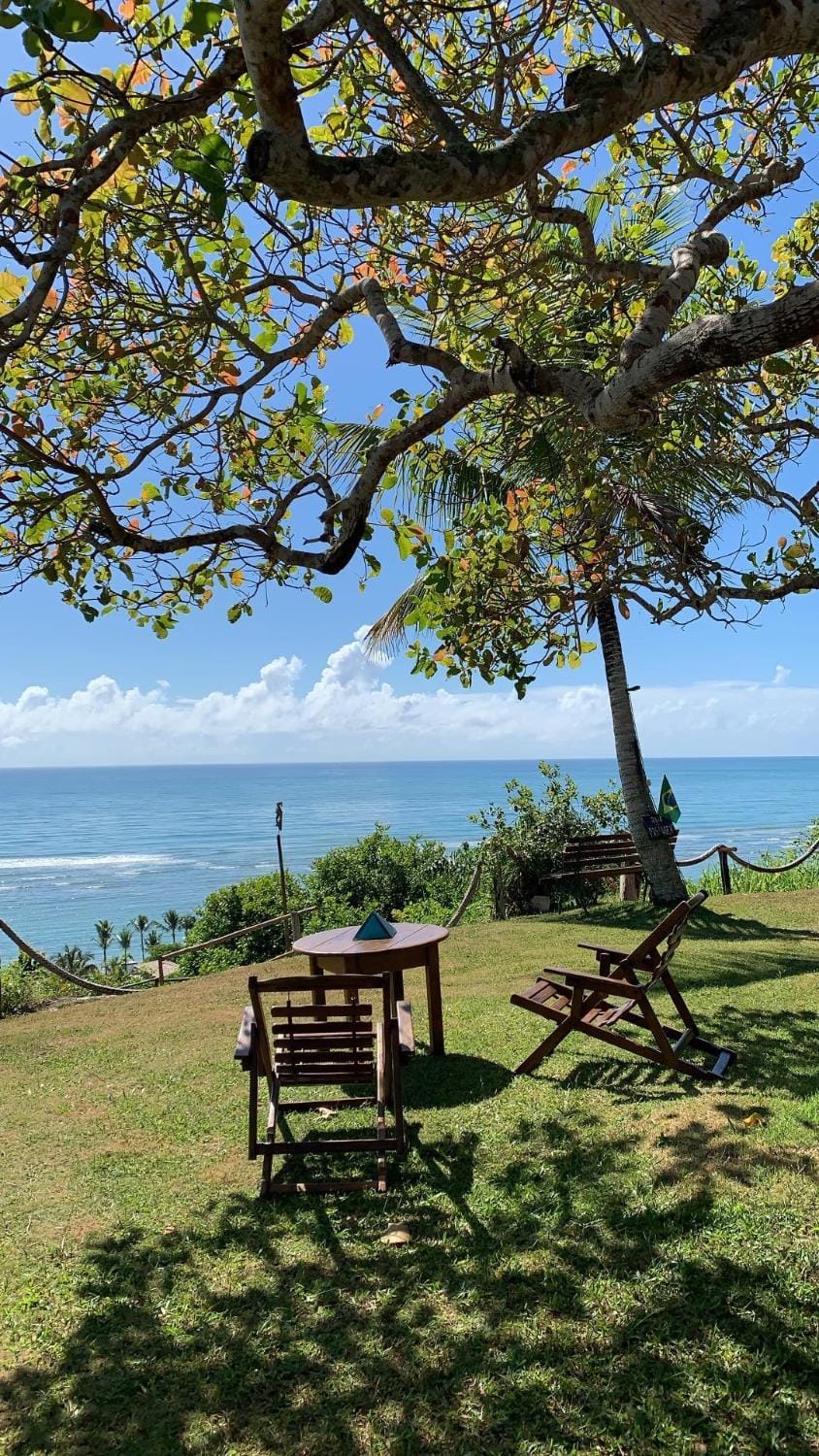Natural landscape, Garden, Seating area, Sea view