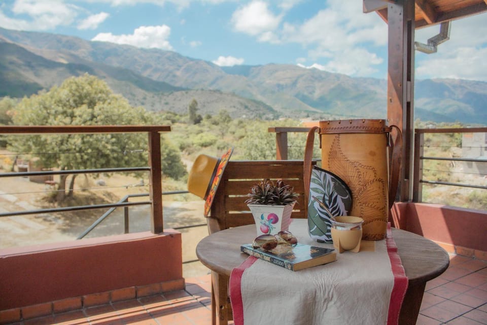 View (from property/room), Balcony/Terrace, Mountain view