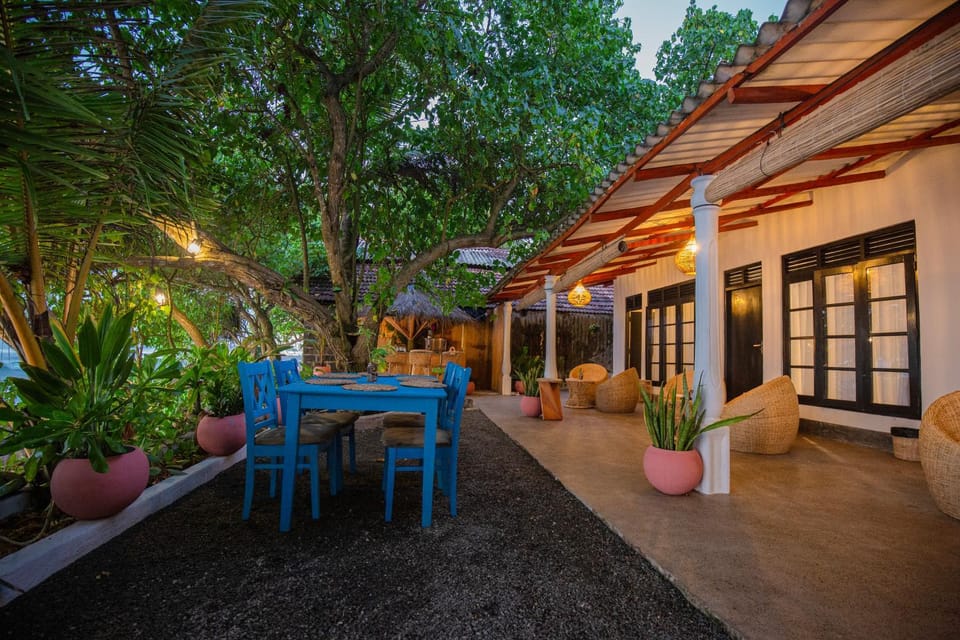 Property building, Patio, Garden, Garden view
