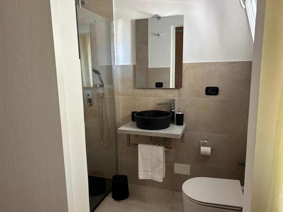 Shower, Toilet, Bathroom, towels